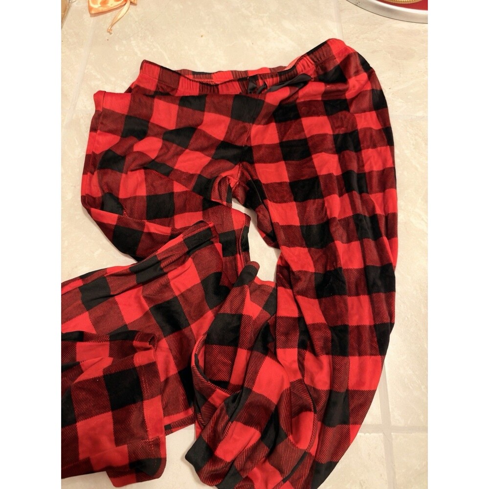 Target Wondershop Stars Above Women Flannel Buffalo Plaid Pajama Pant Sz M